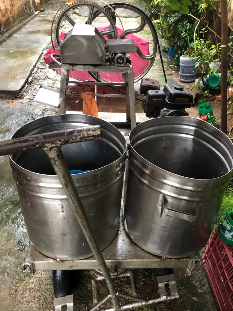 Máquina de extração de caldo de cana completa