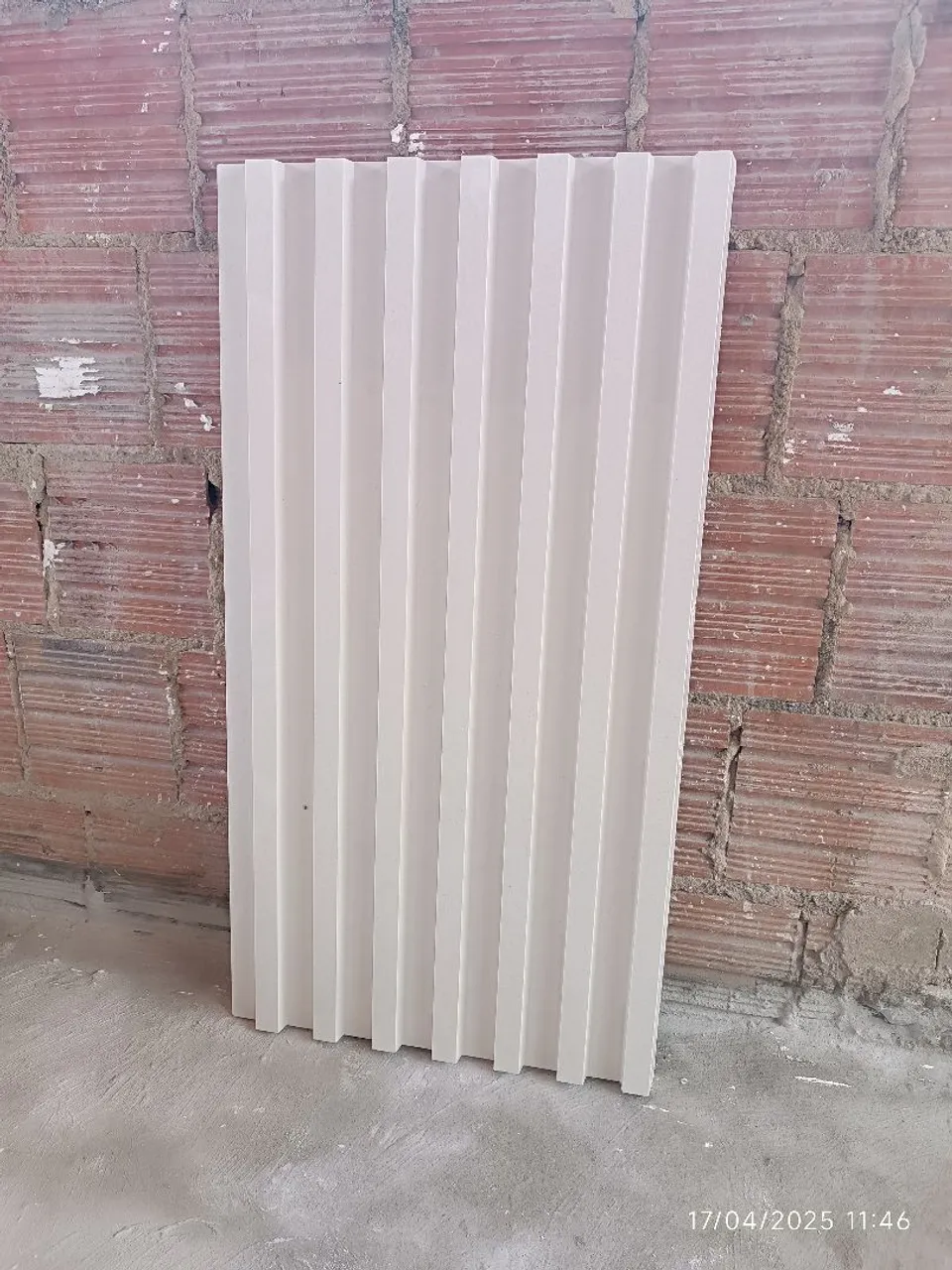 Placa 3D Ripado para revestimento de parede