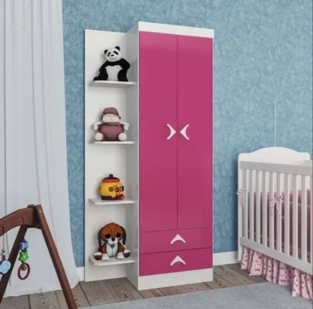 Guarda Roupa Infantil 2 Portas 2 Gavetas Novo direto da fabrica