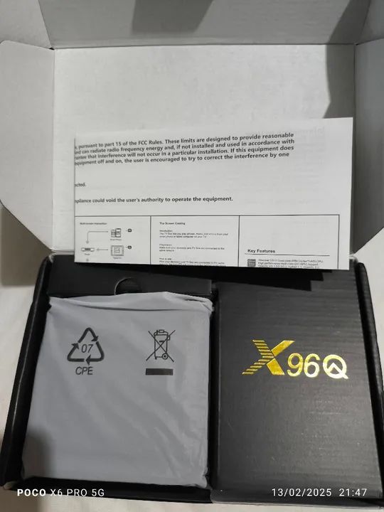 Caixa de TV X96Q Allwinner H313 - Foto 2