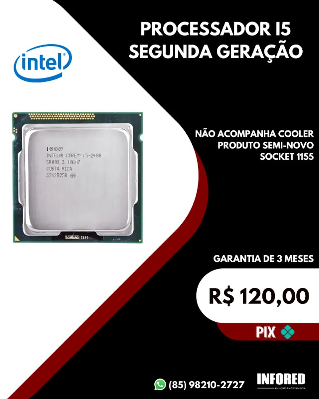 Processador i5 segunda geração