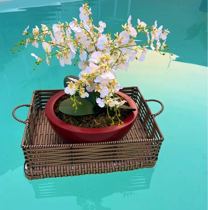 Cesto de vime para piscina - Foto 2