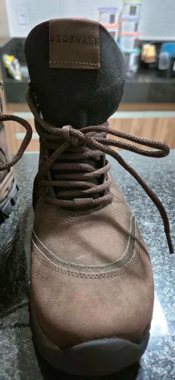 Bota masculina em couro SideWalk nº 38 NOVA - Foto 2