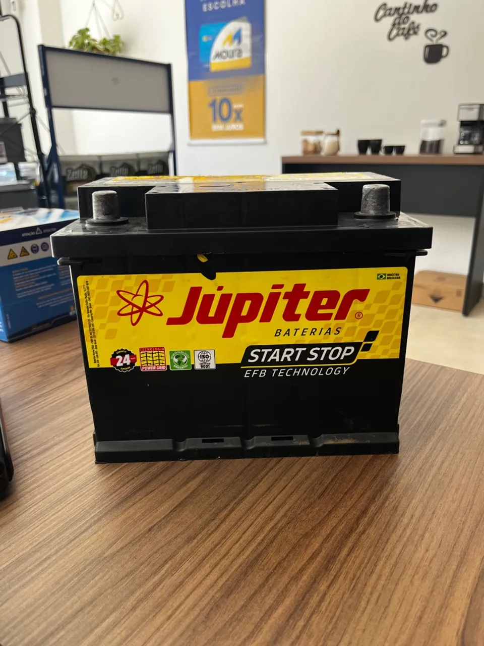 Bateria Júpiter 60Ah EFB semi nova