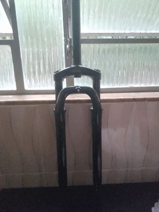 Guidão + suspensão + freio mecânico absulute com passador de macha - Foto 3