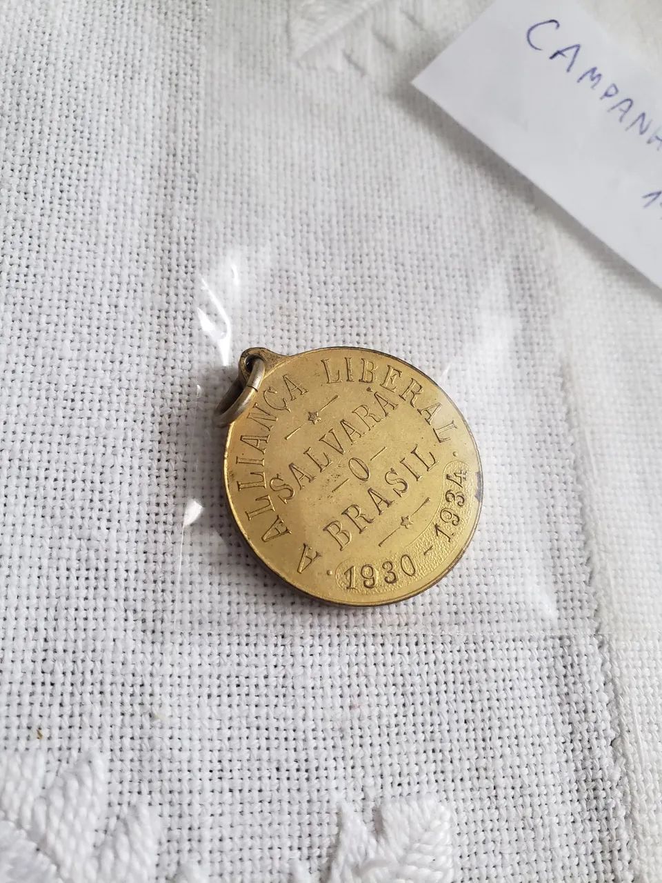 Medalha 1930/34 campanha Getulio Vargas - Foto 2