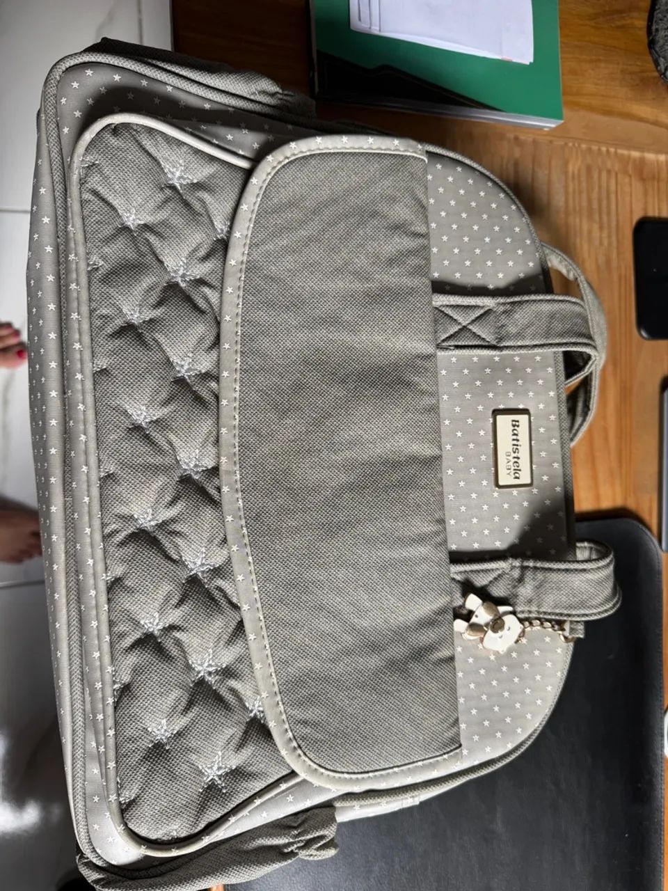 Bolsa Maternidade Estrelas Cinza - Batistela Baby