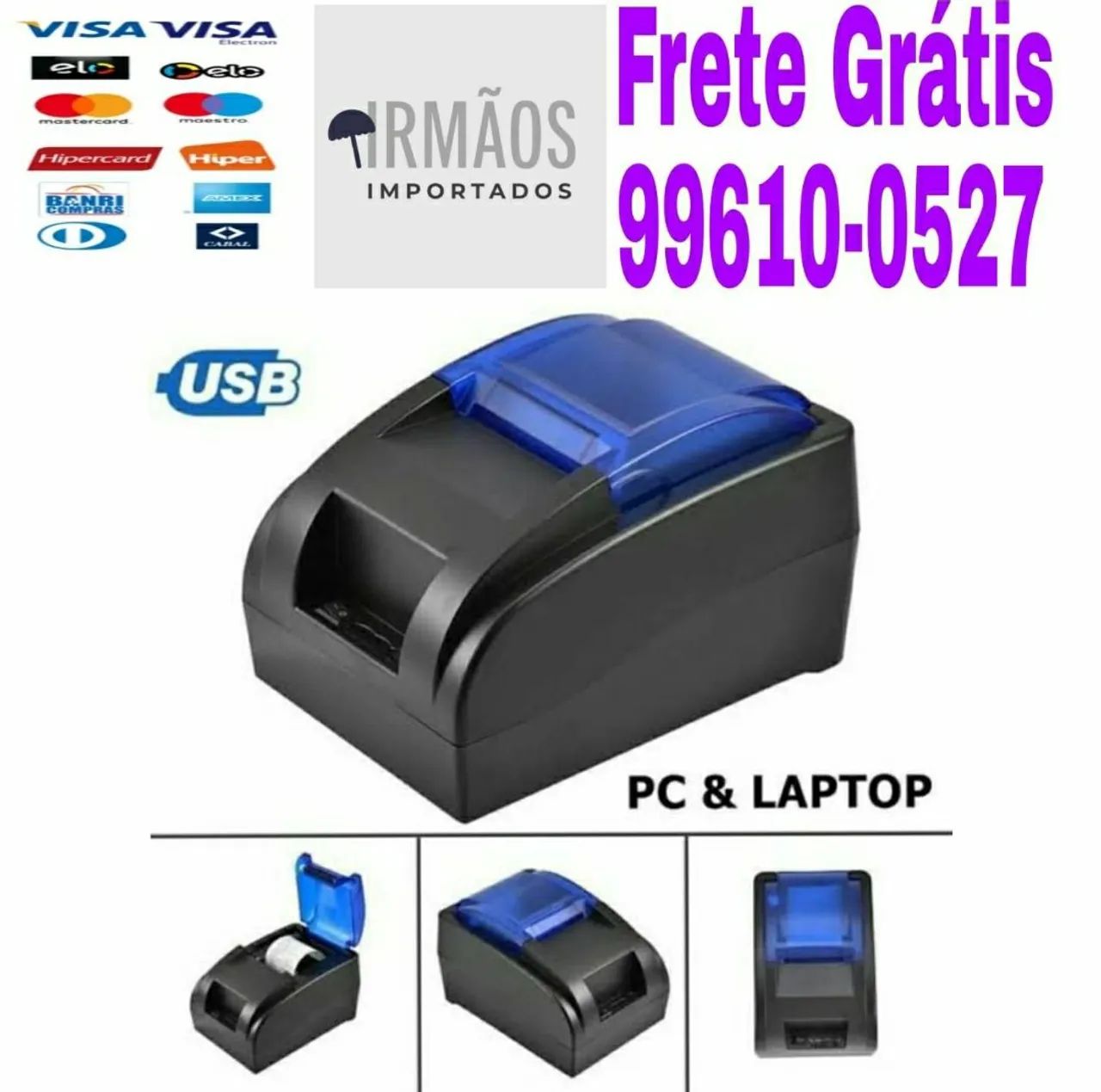 Impressora Térmica Usb 58mm