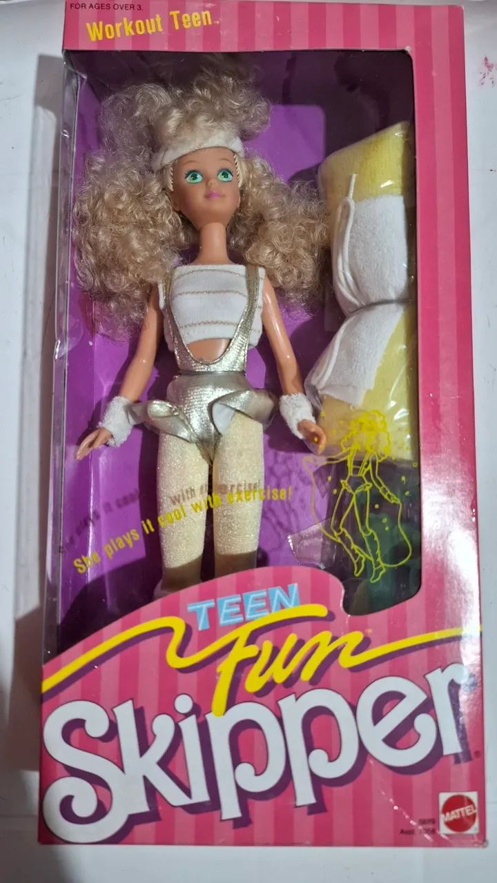 Barbie Skipeer fun 1987  na caixa  - Foto 5