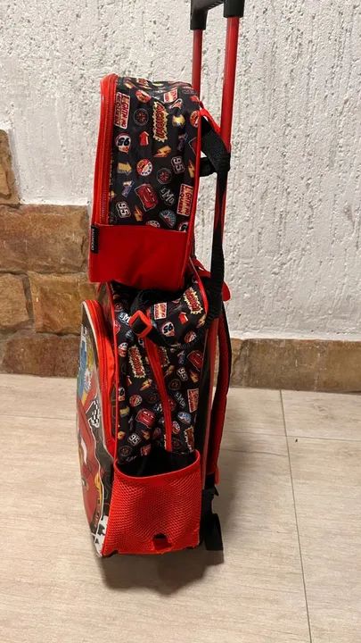 Mochila + lancheira Relâmpago McQueen  - Foto 4