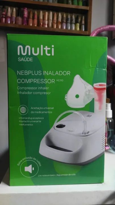 Inalador Nebulizador Compressor  - Foto 4
