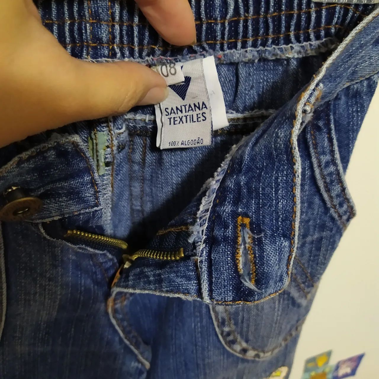 OPORTUNIDADE! Calça jeans 100% algodão infantil  - Foto 2