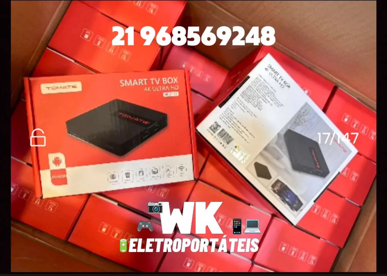Tv box tomate homologada pela Anatel ( entrego )