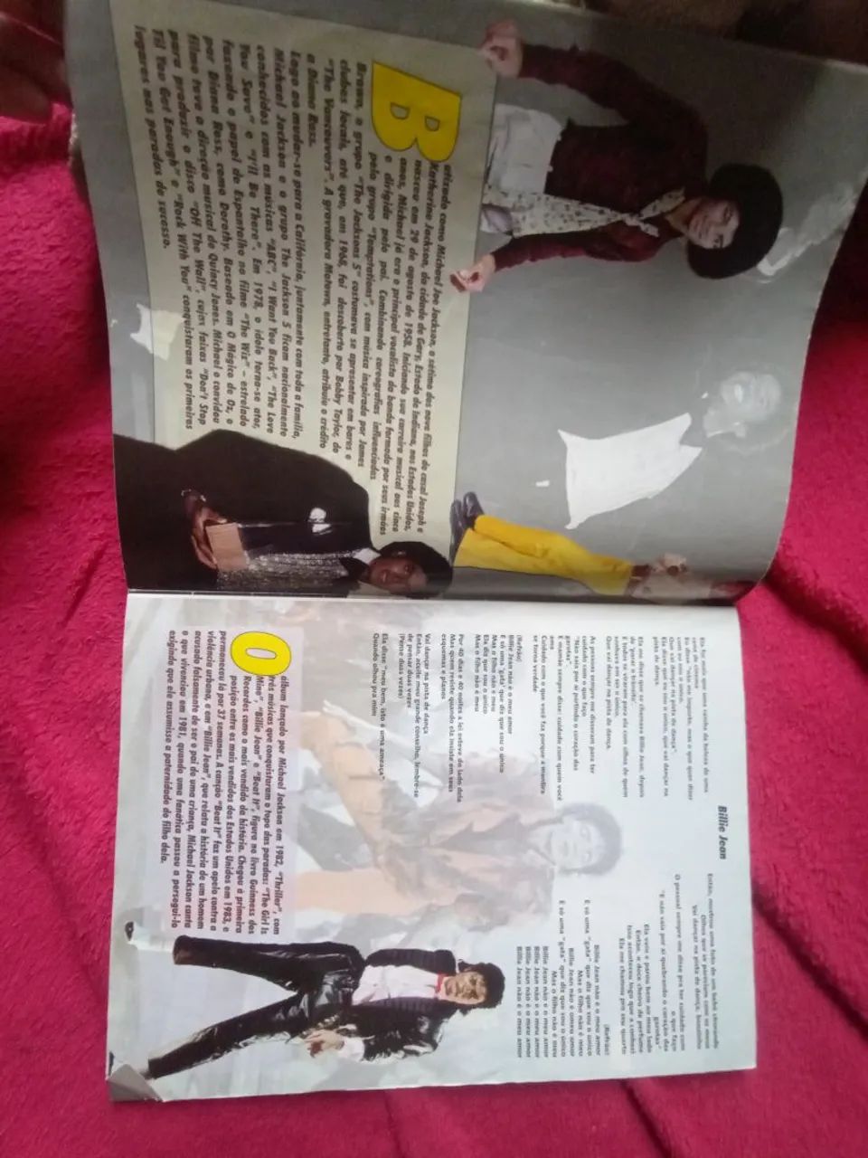 Encarte /poster gigante Michael Jackson antigo - Foto 2