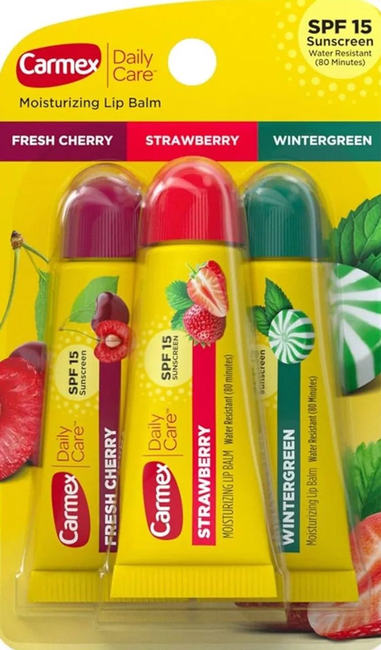 Carmex - Kit com 3 Batons FPS 15