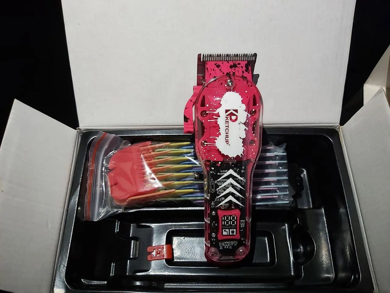 Máquina de Cortar Cabelo Ketchup Profissional