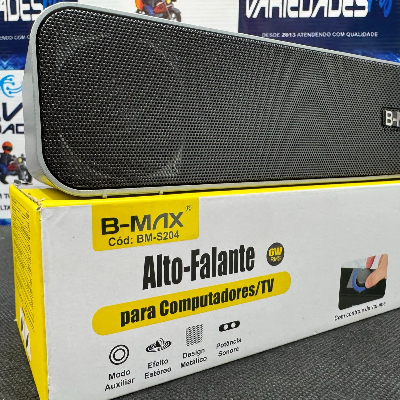 Caixa de som para computador pc notebook e tv 