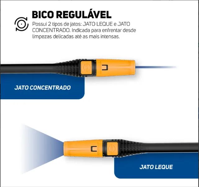 Lavadora de Alta Pressão Compacta WAP WL 1800 1400W 1500PSI 360L/h 127V - Foto 2