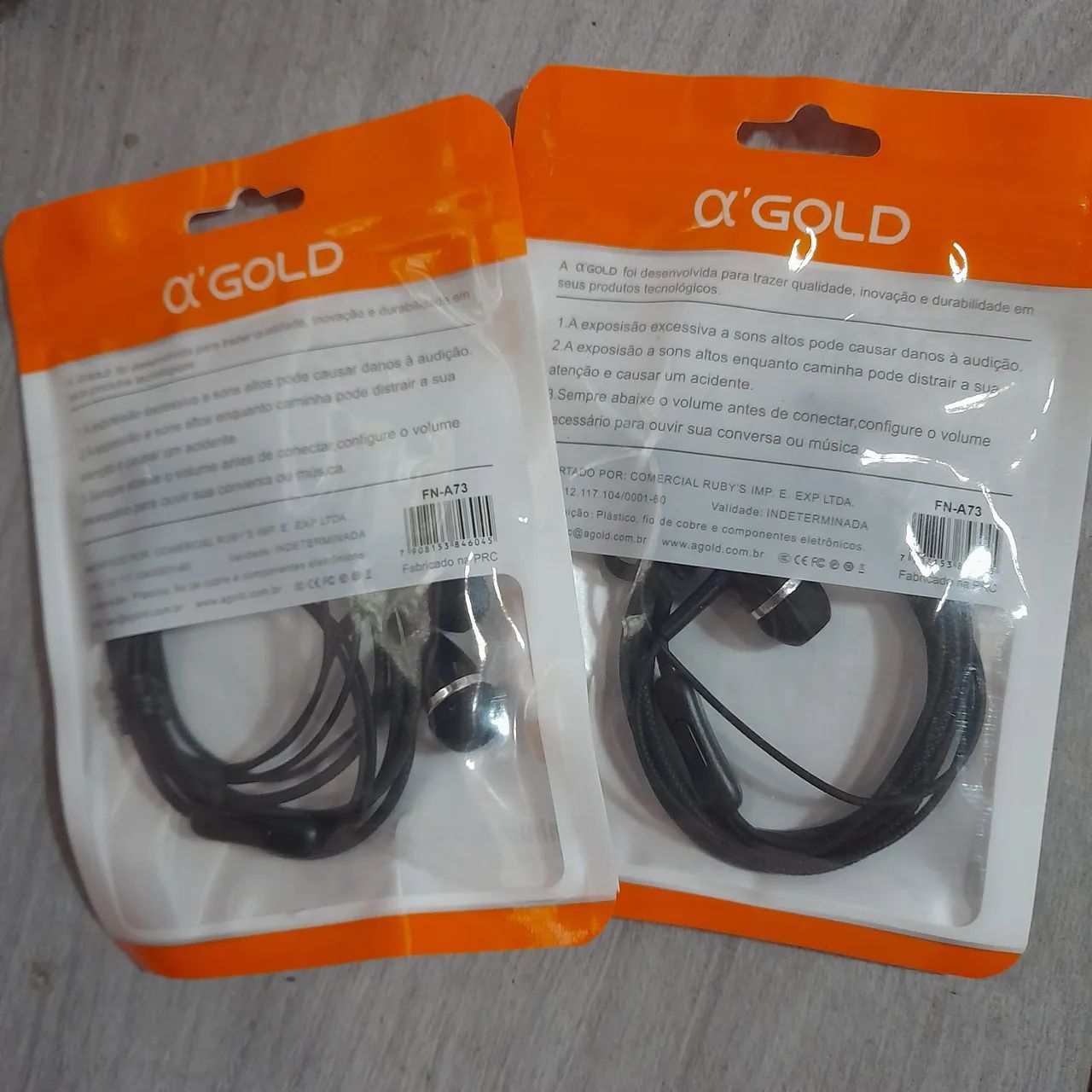 Fone de Ouvido Intra Auricular a'Gold - Foto 3