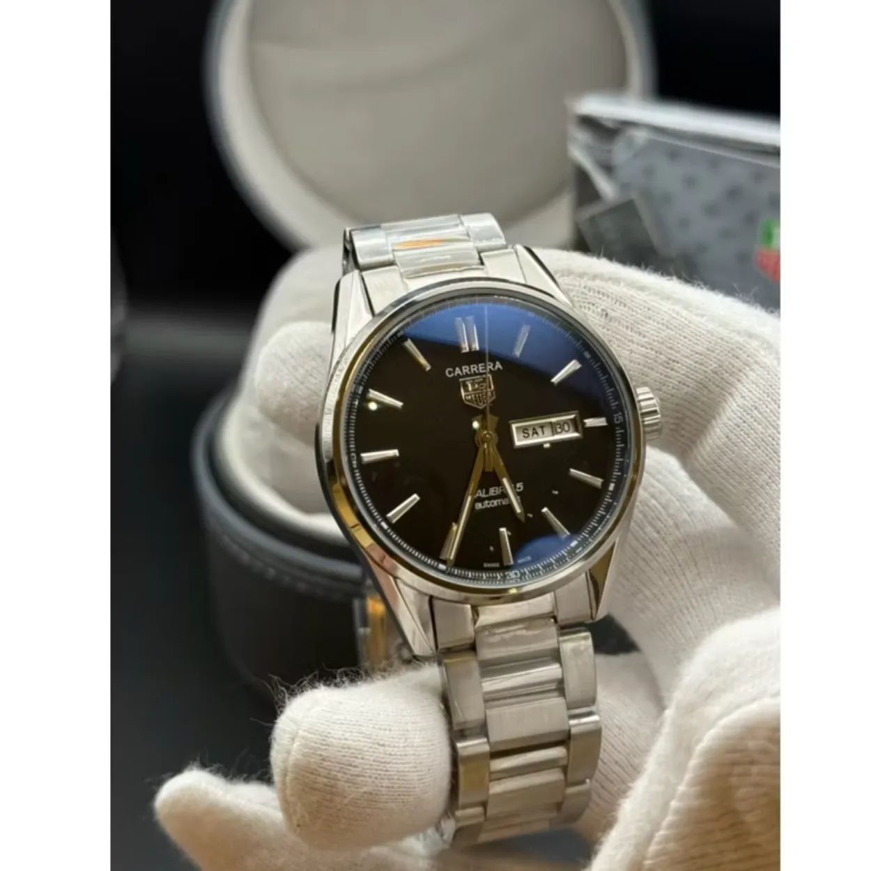 Relógio Tag Heuer Carrera Calibre 5 Automático 41mm - Vidro Safira
