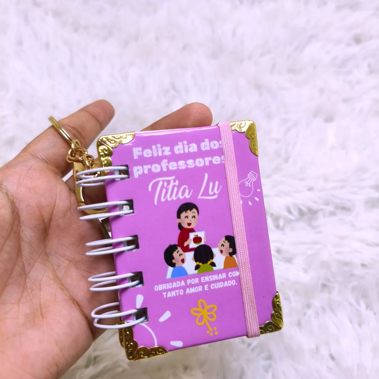 2 Mini Chaveiro Agenda Do Dia Dos Professores  - Foto 5