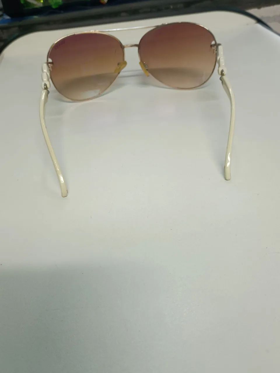 Óculos de Sol Gucci Vintage Aviador - Foto 4