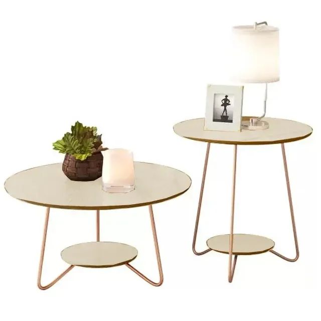 Conjunto Liz Mesa de Centro e Lateral EJ