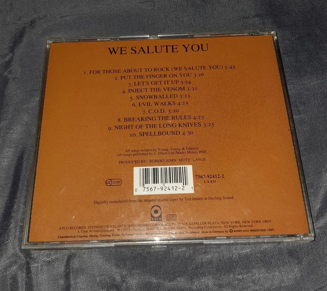 Cd ac/dc for those about to rock - Foto 3