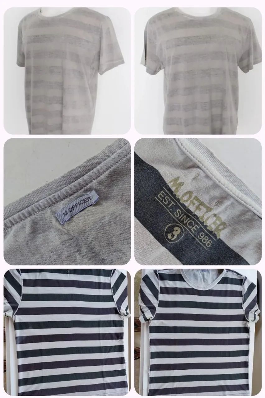 Camiseta M . Officer Masculina m - Foto 6