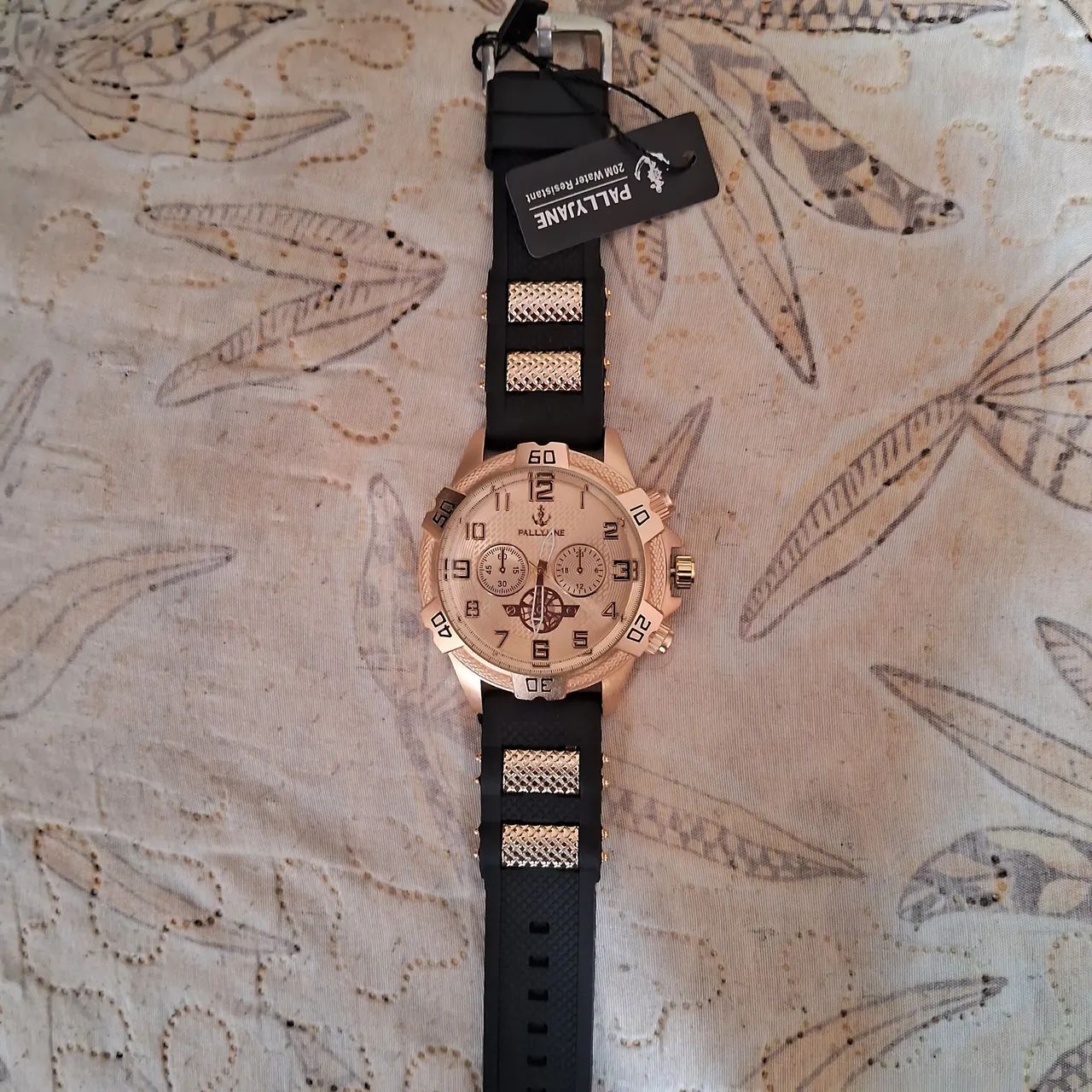 Relógio Masculino Dourado - Foto 2