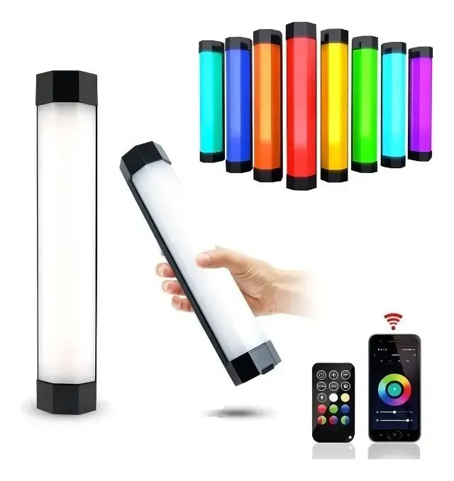 Microfone sem fio - Hollyland Lark Max Duo + Tripé com suporte para celulares + Iluminação - Foto 4