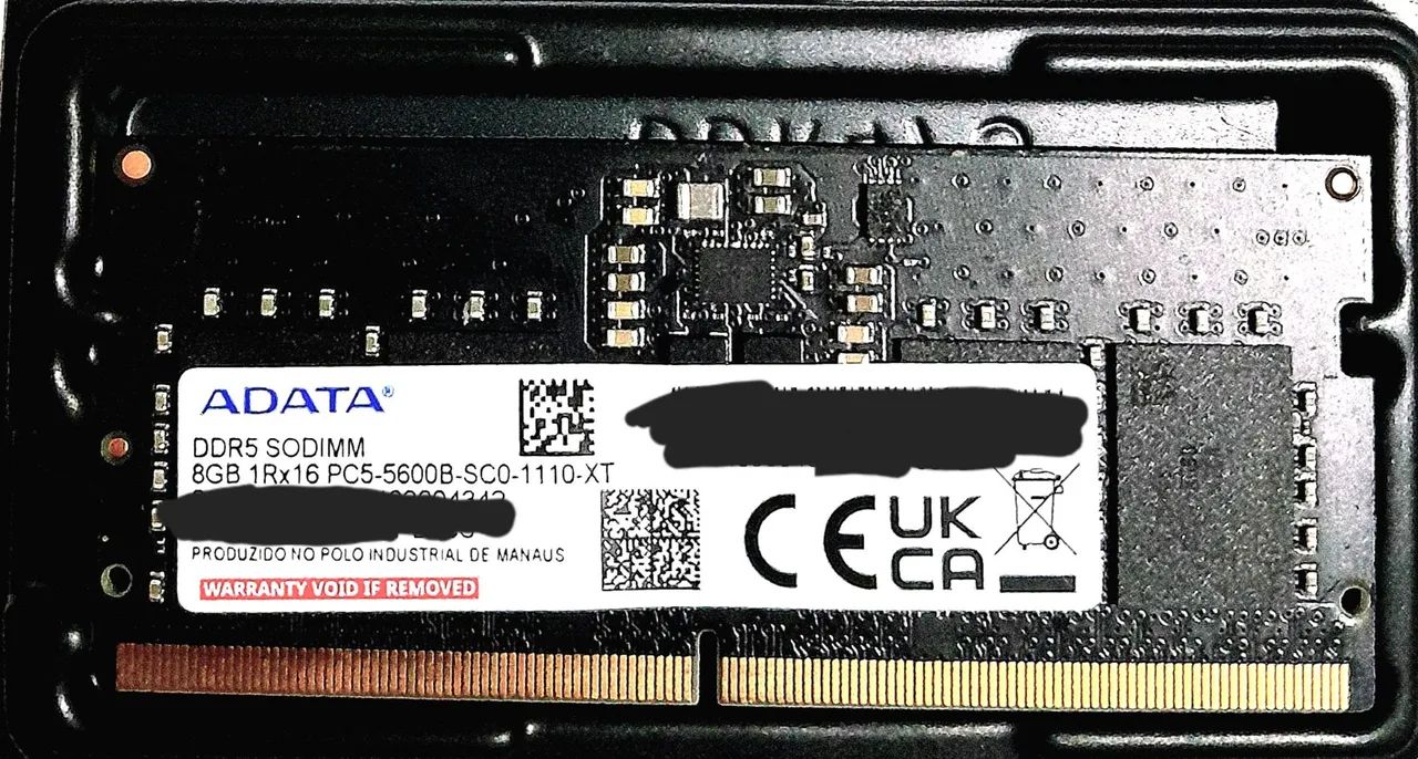 Memórias para Notebook DDR5 sodimm 2x8gb 