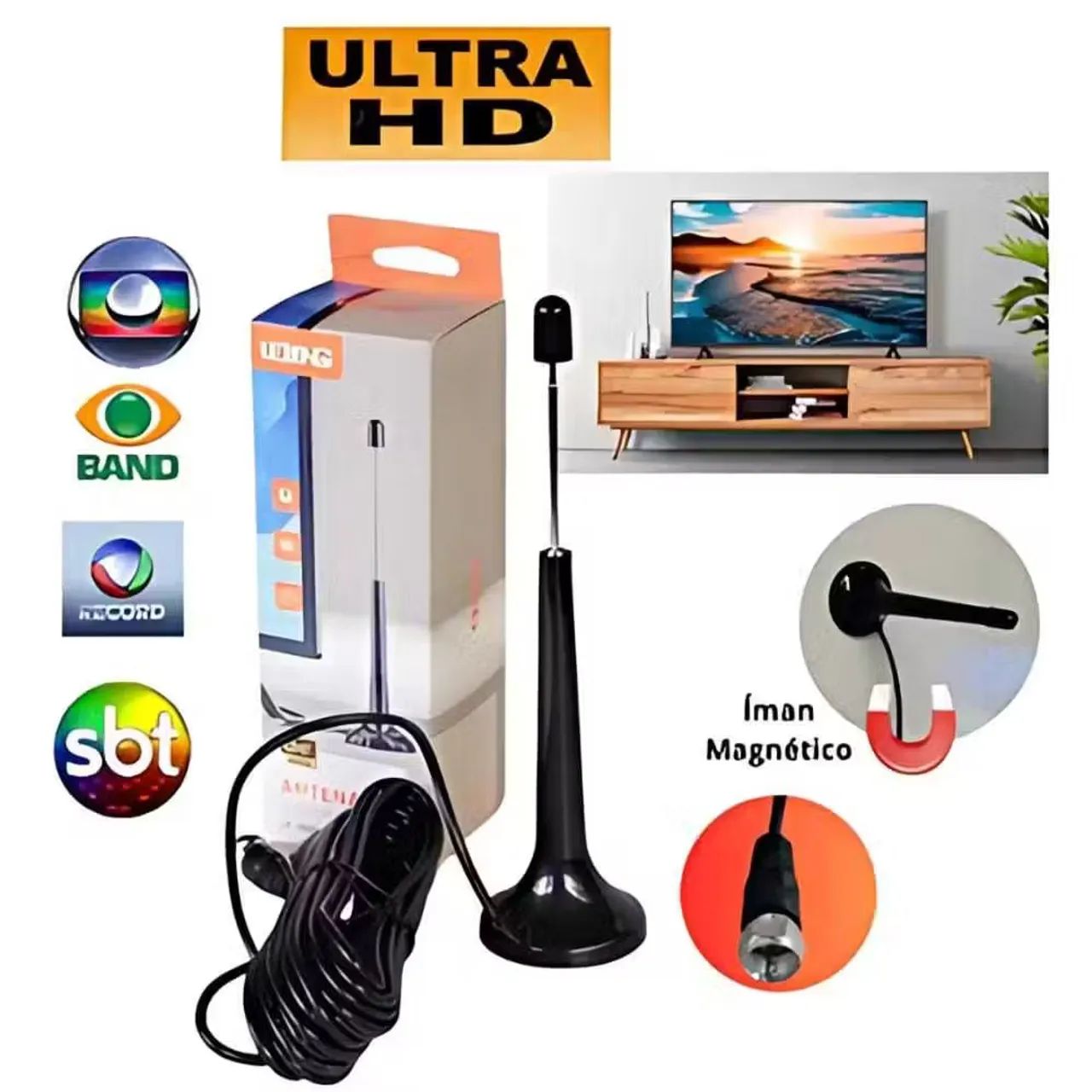 Antena Digital Interna UHF HDTV LeLong - Foto 2