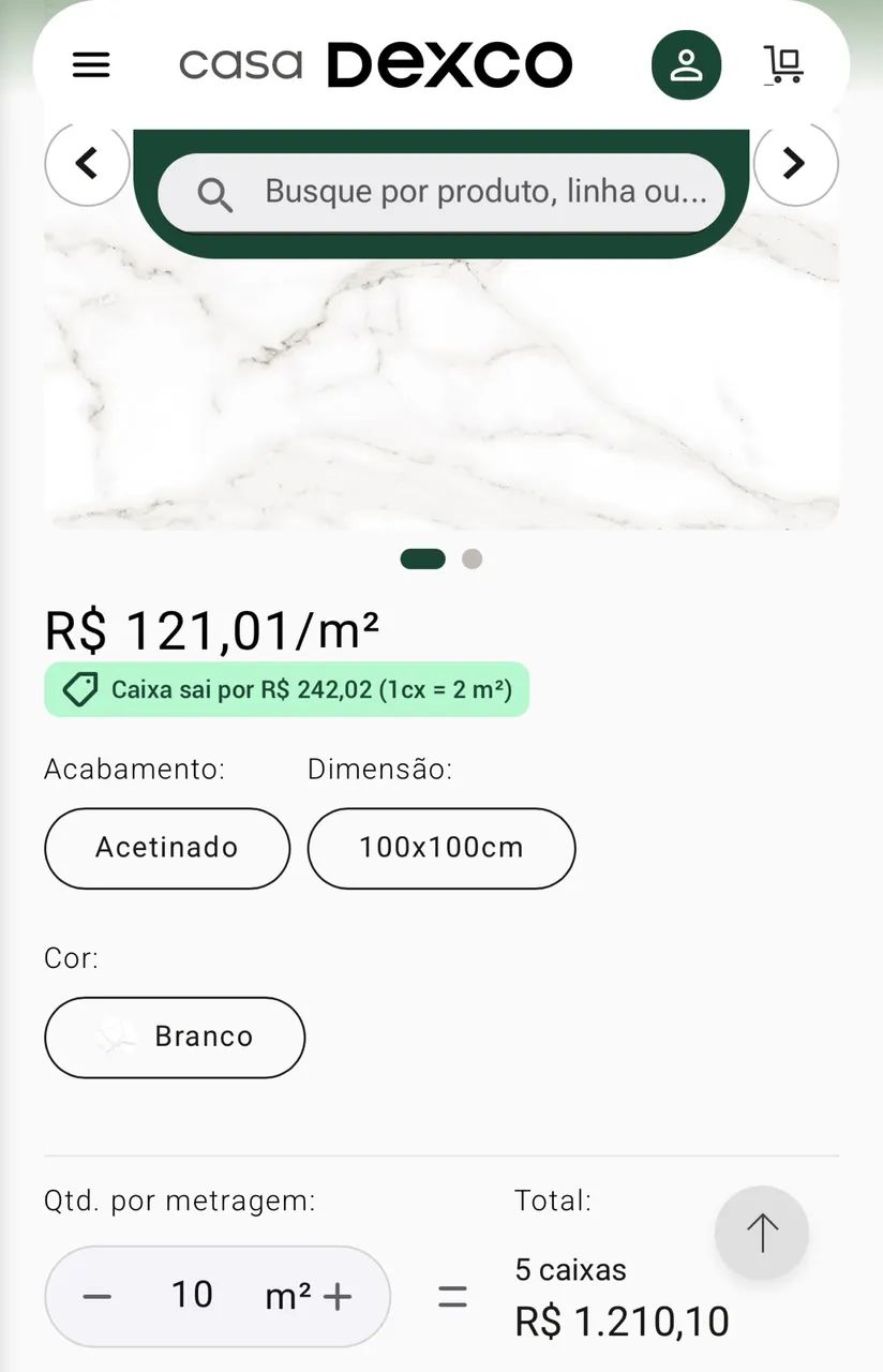 Porcelanato Rimini polido retificado 100x100cm branco Ceusa - Foto 3