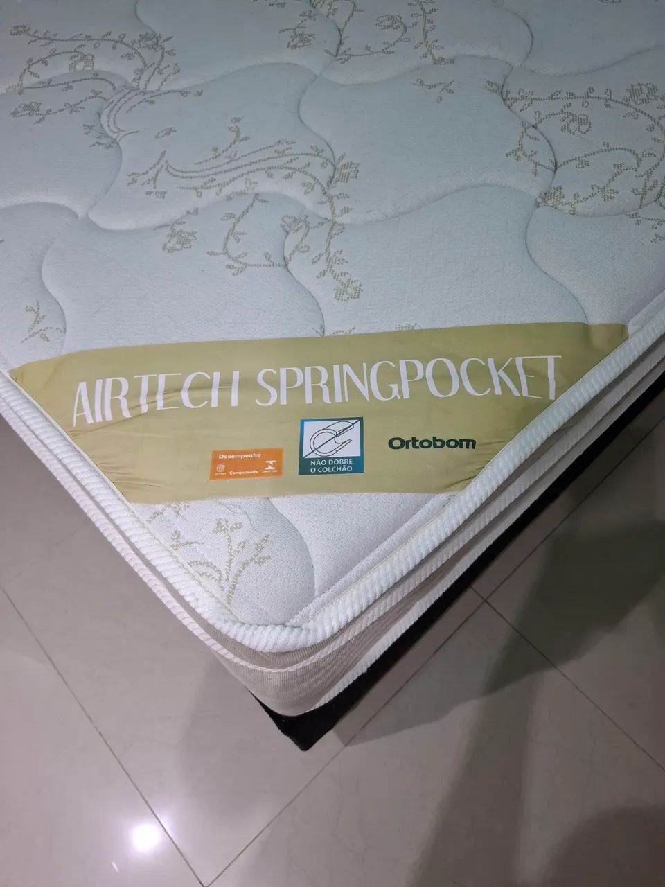 Colchão Airtech Spring Pocket Ortobom + box - Foto 2