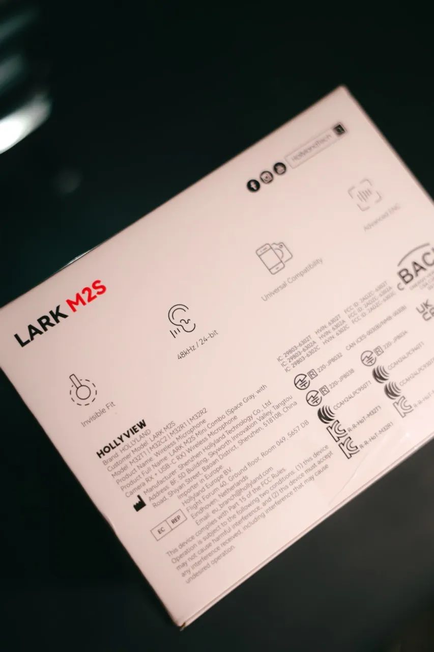 Microfone Sem Fio Hollyland Lark M2s USB-C | Novo e Lacrado - Foto 2