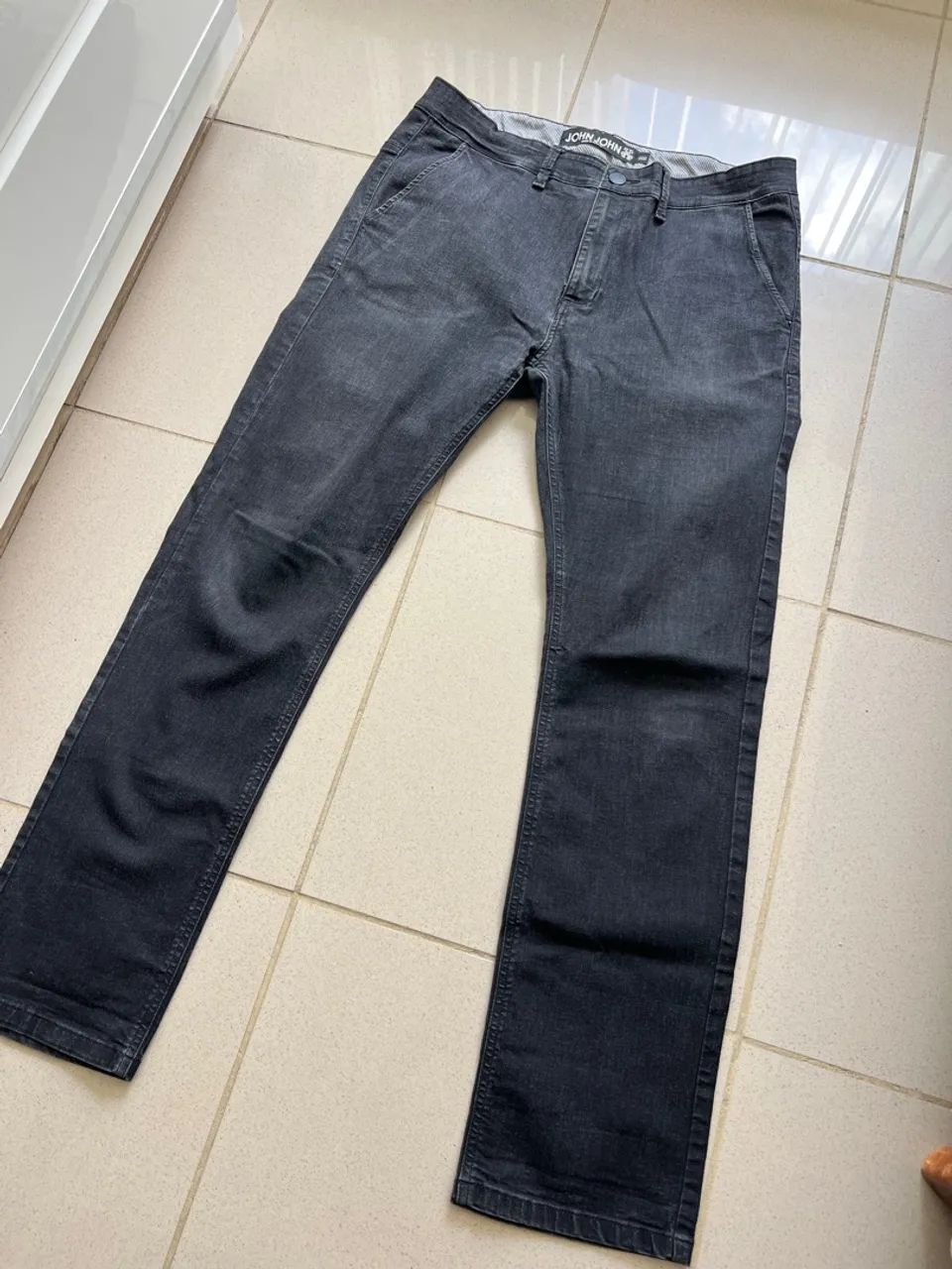 Calça john john azul e preta  - Foto 3
