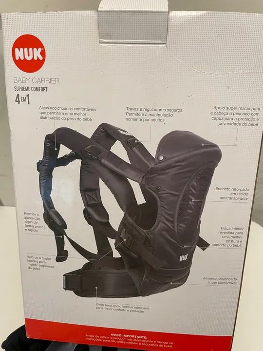 Carregador de Bebê Nuk Baby Carrier Supreme Comfort 4 em 1 - Foto 4