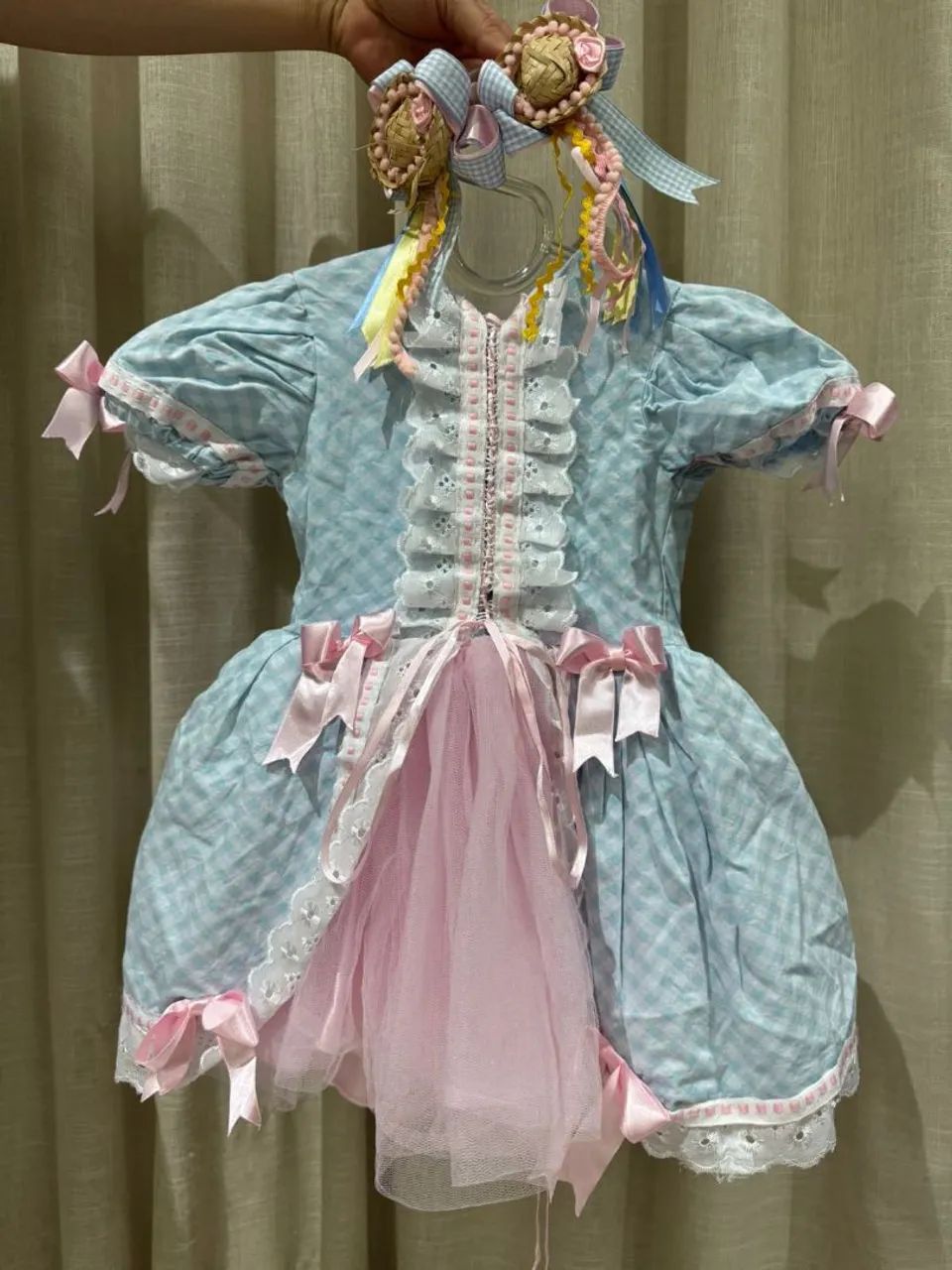 Vestidos juninos usados apenas 1 vez - Foto 2