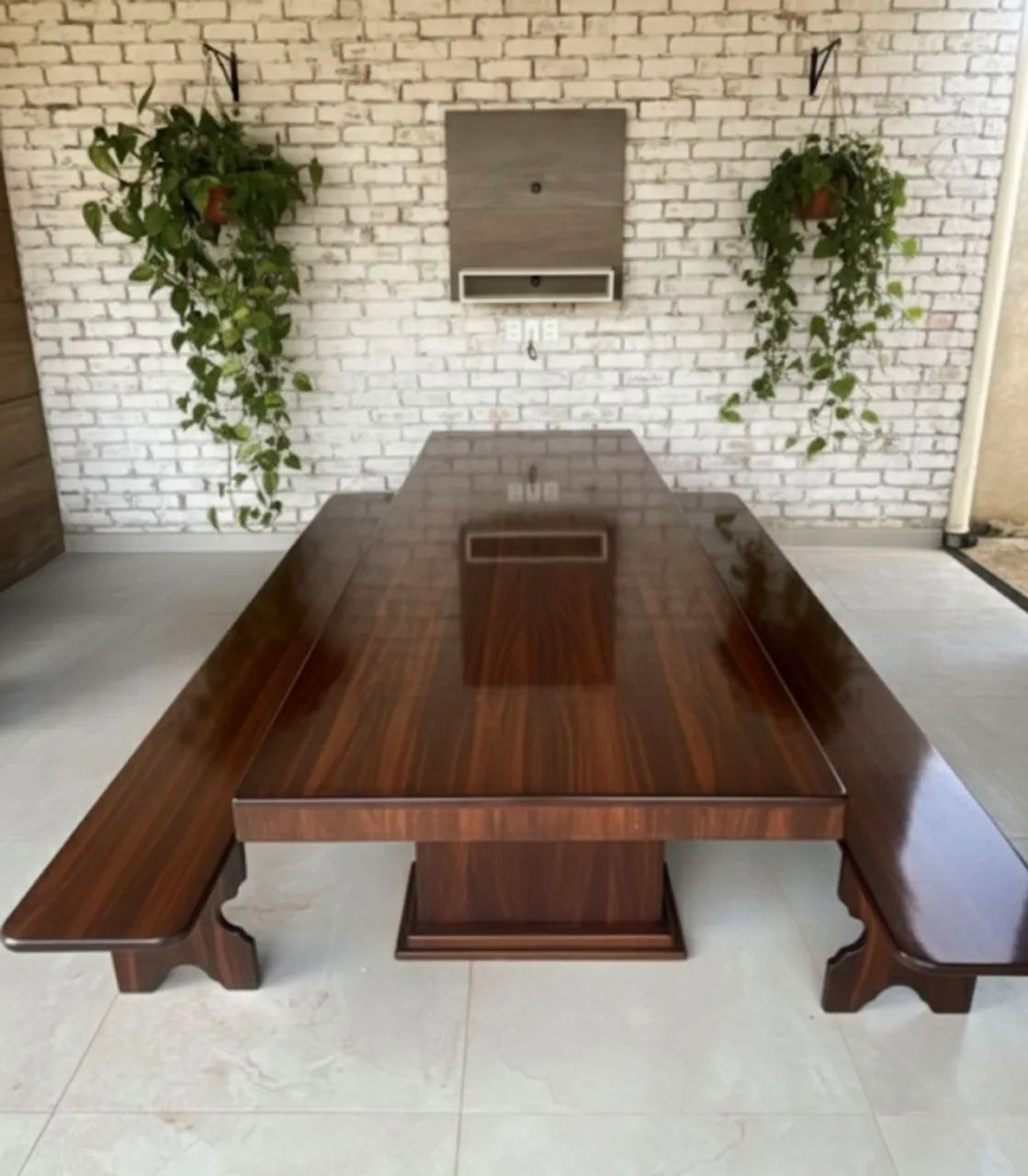 Mesa de ardósia pintada  - Foto 2