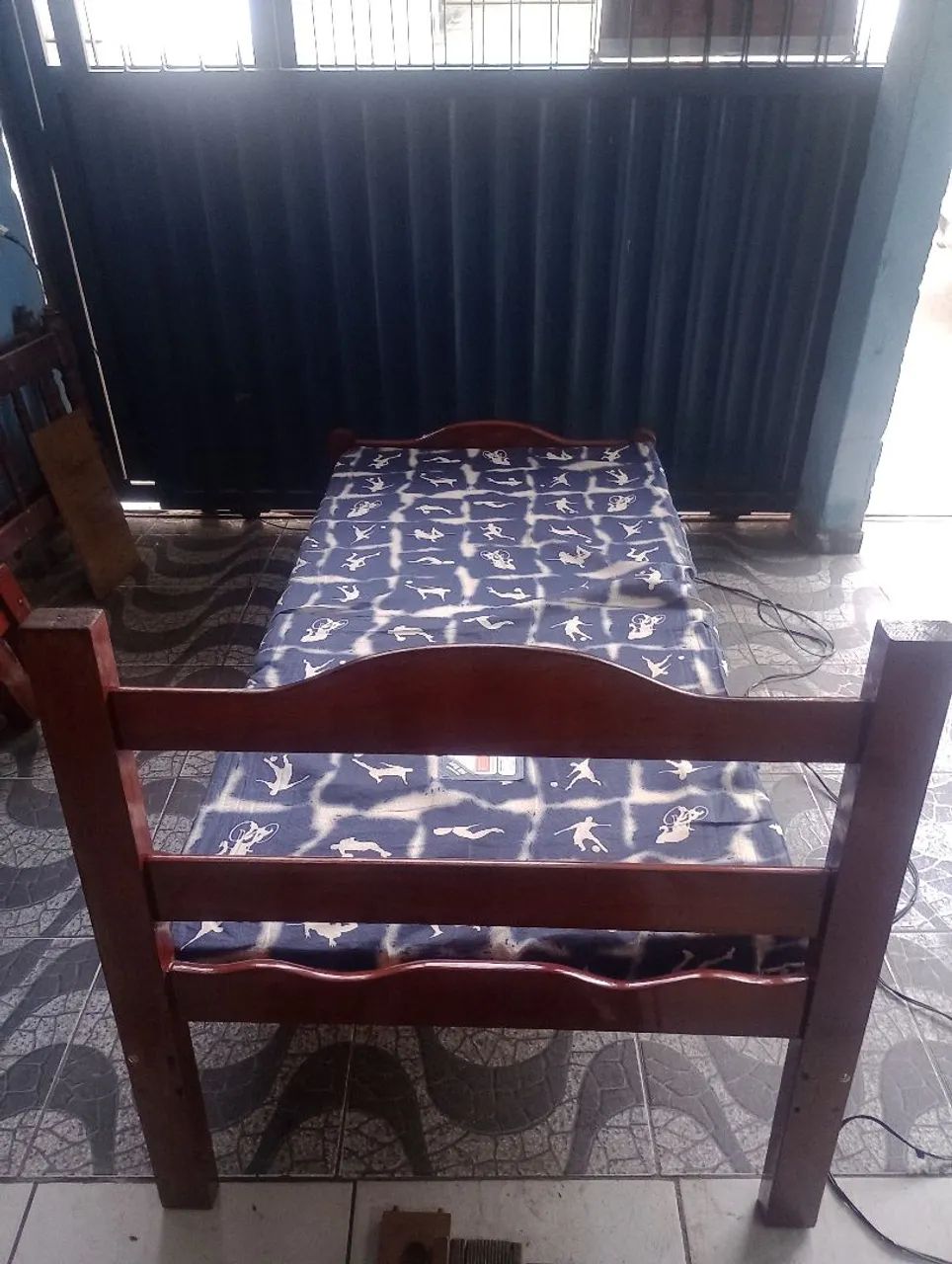 Promoção!Cama de solteiro madeira Angelin maciça linda 359,00 - Foto 5