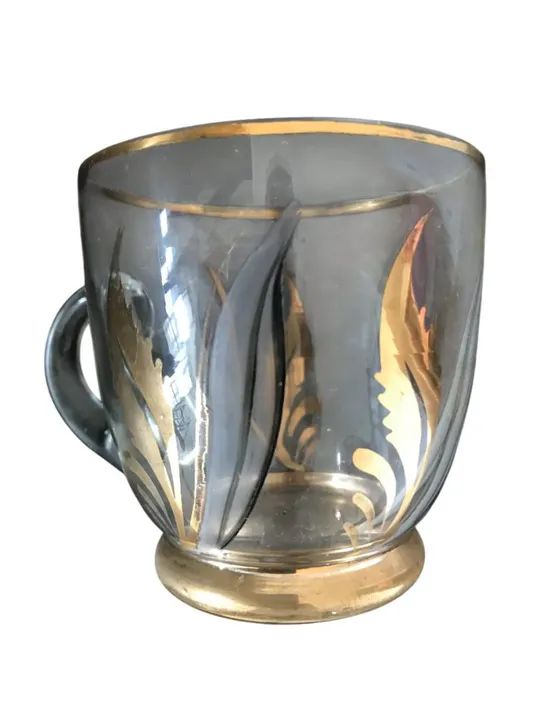 Poncheira de Cristal com Detalhes Dourados - Foto 2