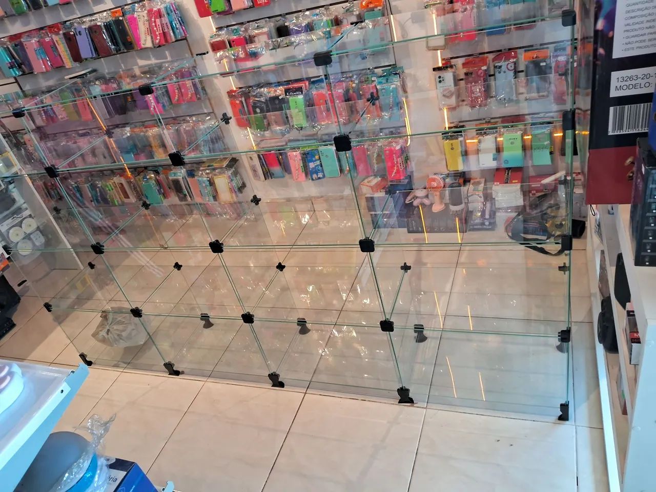 Promoção balcão de vidro expositor para lojas apartii de 450 R$ - Foto 4