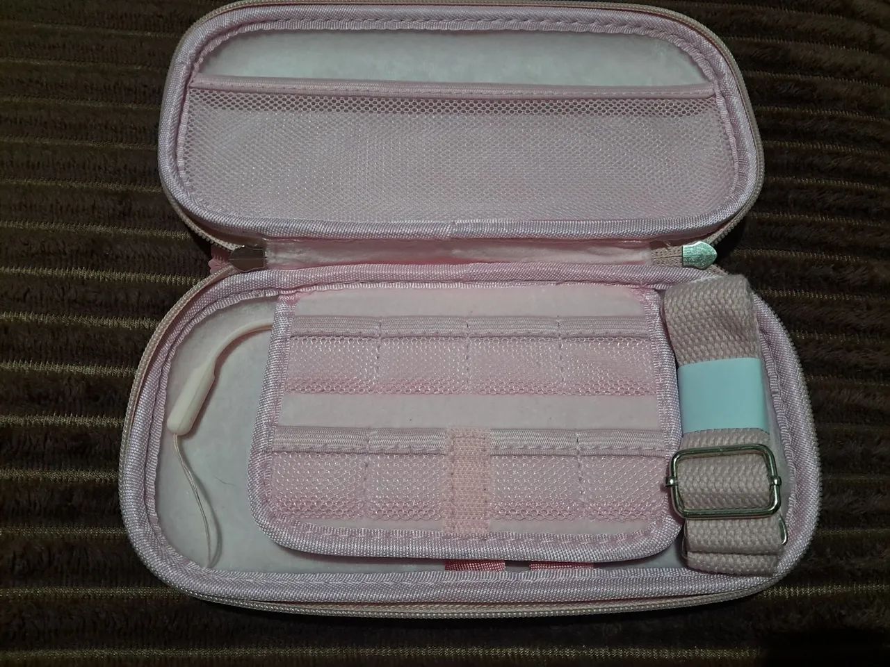 Capa para NINTENDO SWITCH LITE rosa com alça - Foto 3