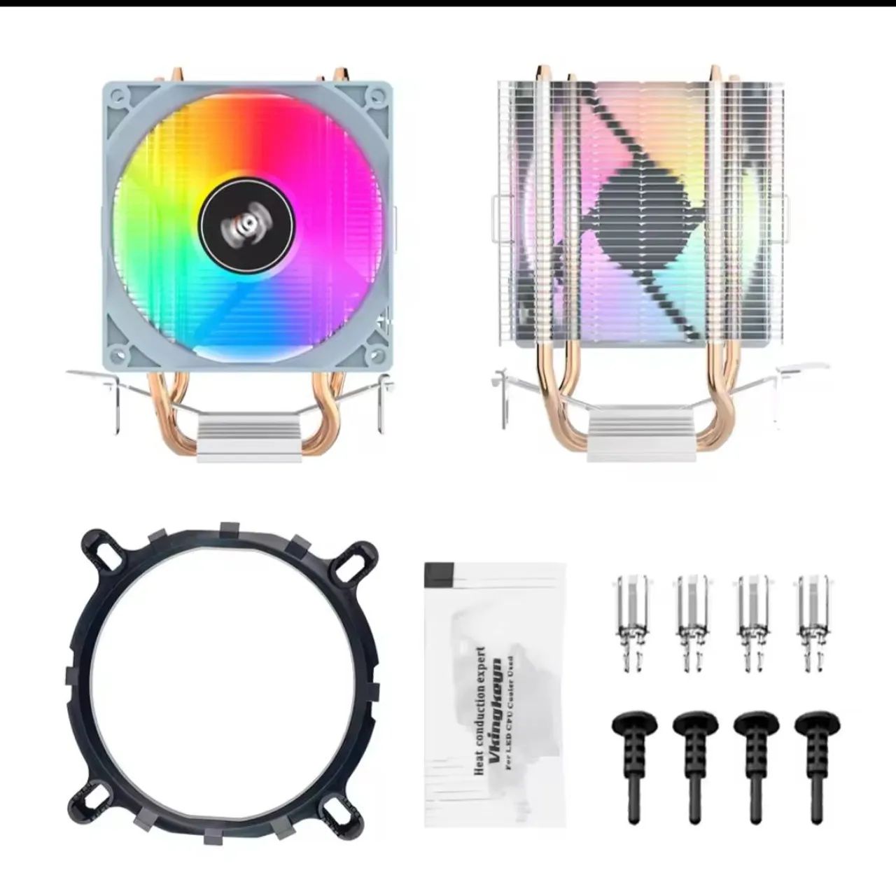 LACRADO! Cooler para CPU Aigo ICE400SE RGB TDP 160W - Foto 2