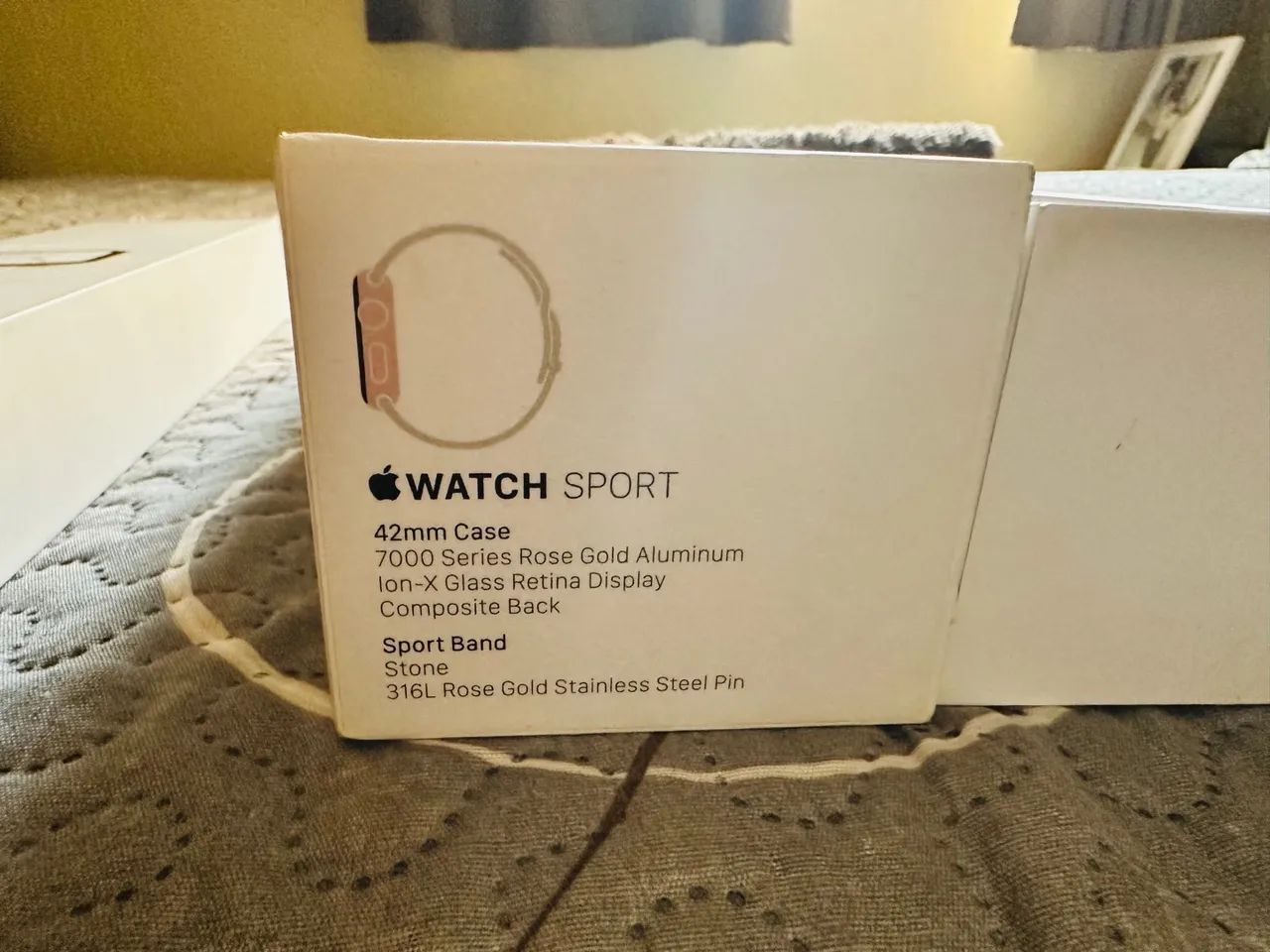CAIXA ORIGINAL APLLE WATCH ROSE