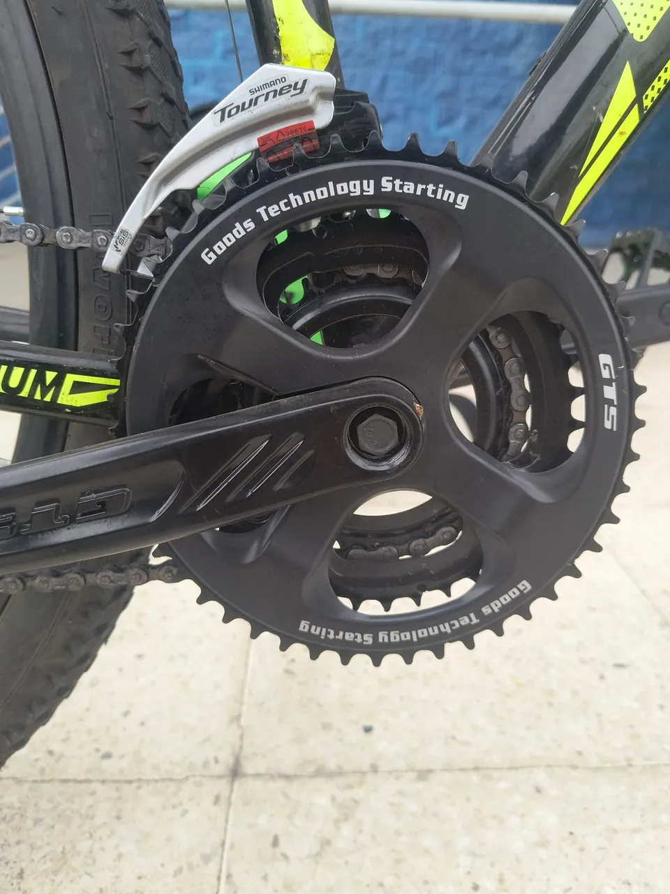 Pe de vela GTS alumínio