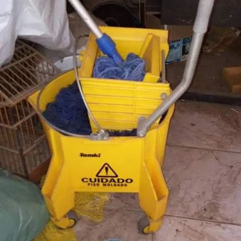 Carrinho Mop pra limpeza de piso novo - Foto 2