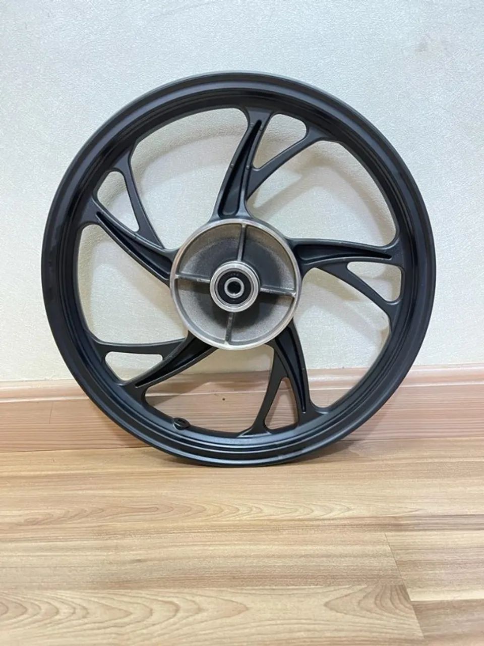 Rodas BIZ 125 2006/2017 BIZ100 2012/2015 BIZ110 Pé de galinha (Freio Tambor) - KS - Preto - Foto 3