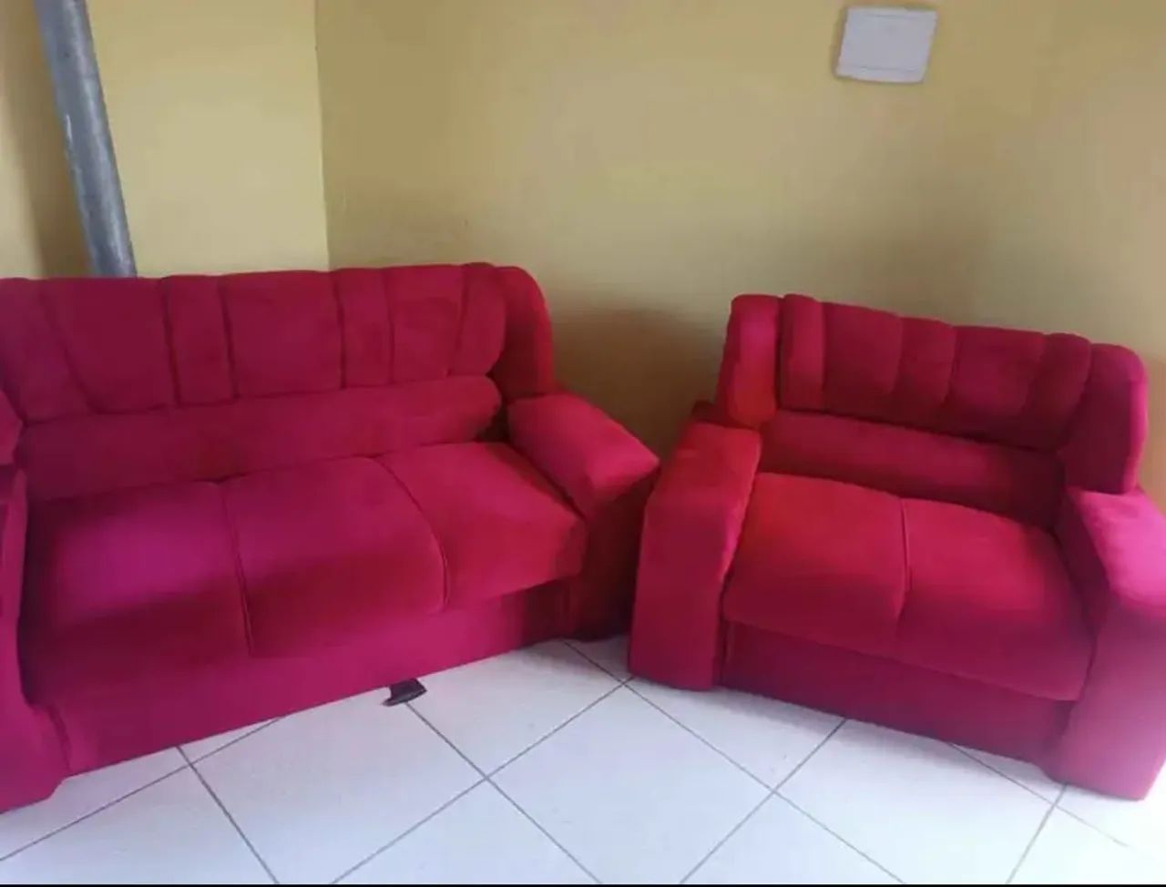 Jogo de sofá 2 e 3 lugares promoção ? $-1100,00  pronto entrega 